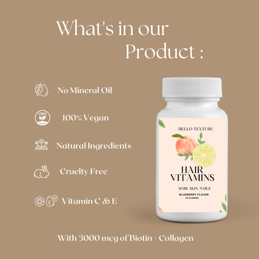 Hair,Skin, + Nail Gummies