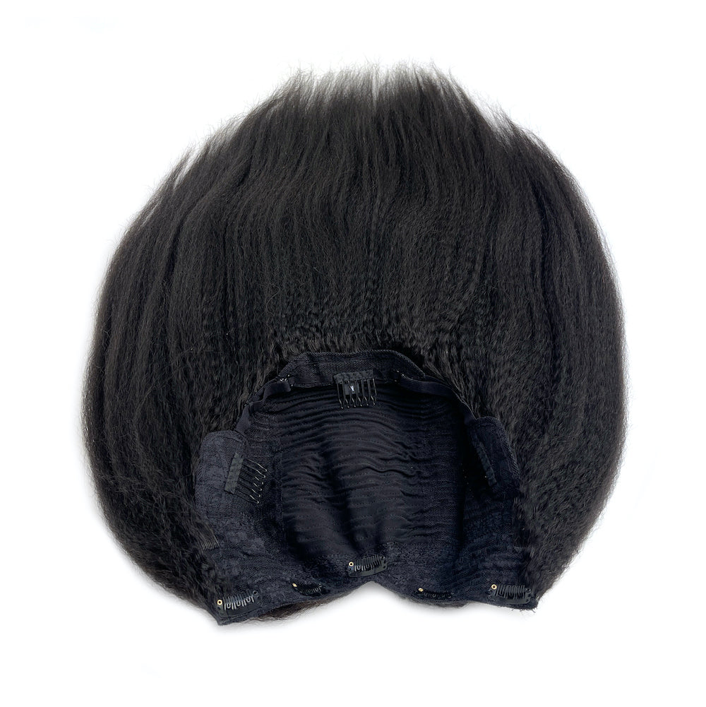 Coarse Natural V-Part Wig